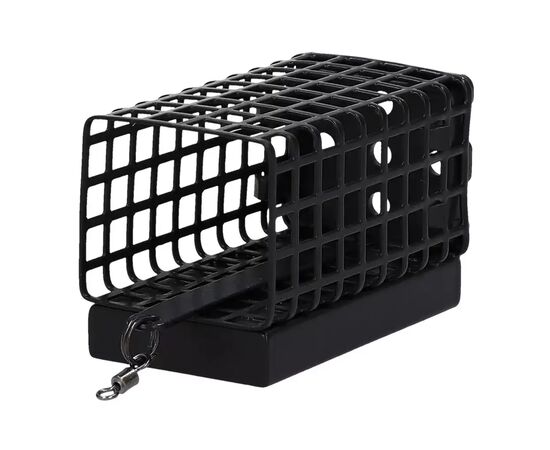 Кормушка Mikado Feeder Quadrate 25х30х57 мм 40 г Black (AMKZ-06-40-B)