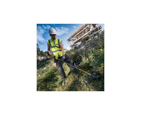 Триммер садовый DeWALT 54 В, 3Ah, леска 2 мм, 38 см, нож (DCM571X1), изображение 5 Триммер садовый DeWALT 54 В, 3Ah, леска 2 мм, 38 см, нож (DCM571X1), изображение 5
