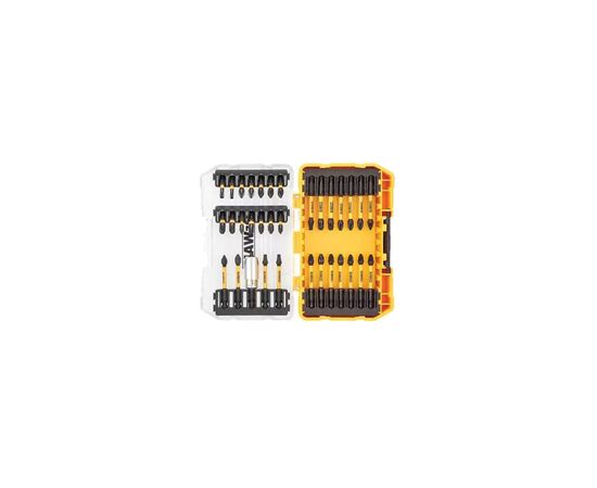 Набор бит DeWALT EXTREME FLEXTORQ, Phillips, Pozidriv, Torx, Pz2, L= 25, 57 мм, 34 шт, кейс (DT70746T)