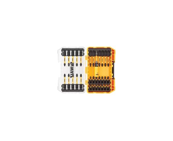 Набор бит DeWALT EXTREME FLEXTORQ, Phillips, Pozidriv, Torx, Pz3, L= 25,57 мм, 31 шт, кейс (DT70737T)