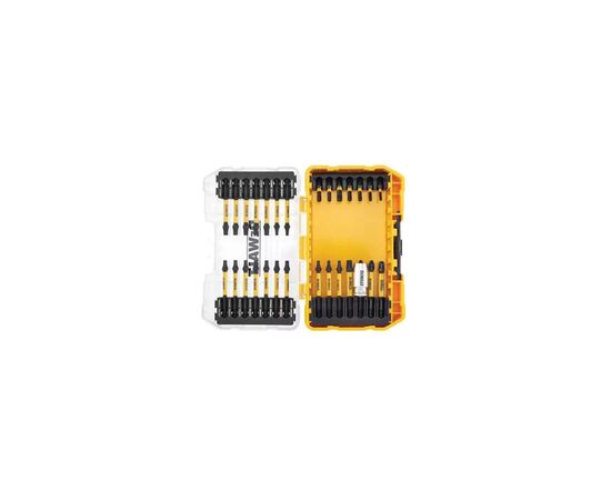 Набор бит DeWALT EXTREME FLEXTORQ, Phillips,Pozidriv, Torx, T10, L= 25,57 мм, 29 шт, кейс (DT70734T)