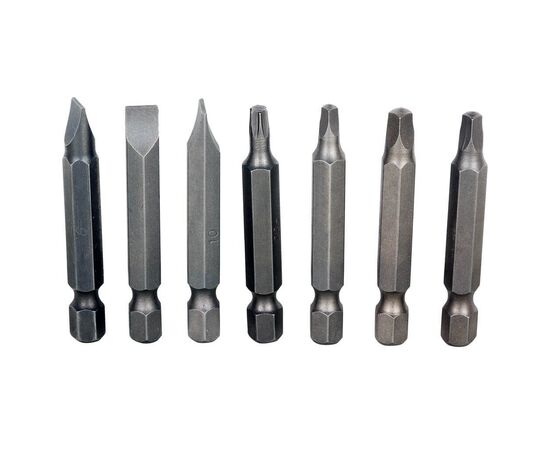 Отвертка Black&Decker с битами PH1, PZ2, SL8, Tx20, SQ1, PZ2, SQ3, L= 50 мм, 19 шт, блистер (A7073), изображение 2 Отвертка Black&Decker с битами PH1, PZ2, SL8, Tx20, SQ1, PZ2, SQ3, L= 50 мм, 19 шт, блистер (A7073), изображение 2