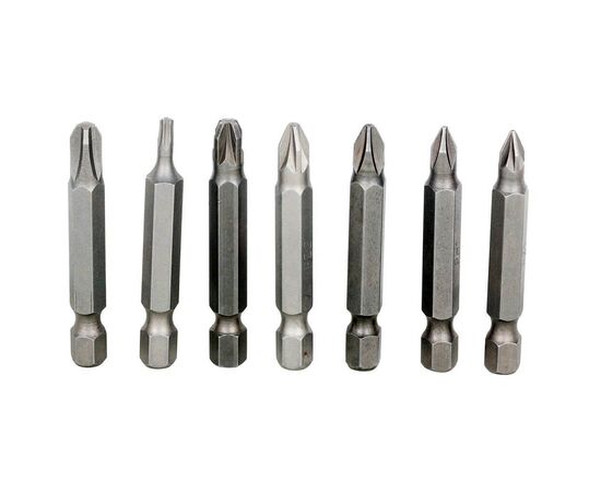 Отвертка Black&Decker с битами PH1, PZ2, SL8, Tx20, SQ1, PZ2, SQ3, L= 50 мм, 19 шт, блистер (A7073), изображение 3 Отвертка Black&Decker с битами PH1, PZ2, SL8, Tx20, SQ1, PZ2, SQ3, L= 50 мм, 19 шт, блистер (A7073), изображение 3