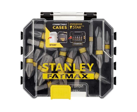 Набор бит Stanley FatMax, Phillips, Ph2, L= 25 мм, 20 шт, кейс (STA88569)