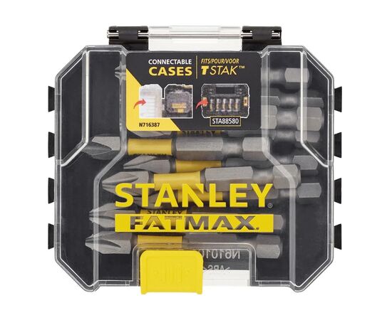 Набор бит Stanley FatMax, Phillips, Ph2, L= 50 мм, 10 шт, кейс (STA88573)