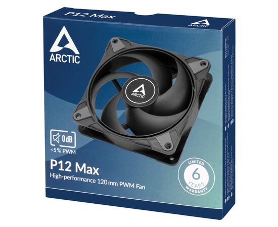Кулер для корпуса Arctic P12 MAX (ACFAN00280A), изображение 5 Кулер для корпуса Arctic P12 MAX (ACFAN00280A), изображение 5
