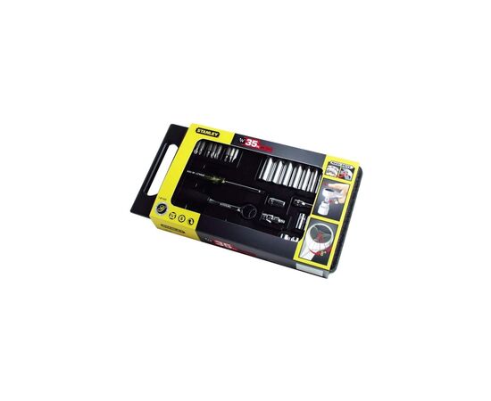 Набор инструментов Stanley торцевых 1/4" , 35 шт.. (1-87-010), изображение 2