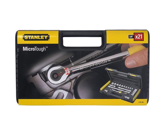 Набор инструментов Stanley торцевых 3/8" "MicroTough", 21 шт., двенадцатигранных. (2-85-583), изображение 2