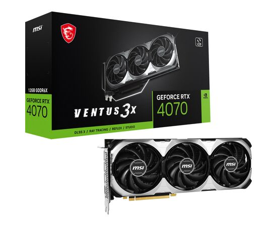 Видеокарта MSI GeForce RTX4070 12Gb VENTUS 3X OC (RTX 4070 VENTUS 3X 12G OC)