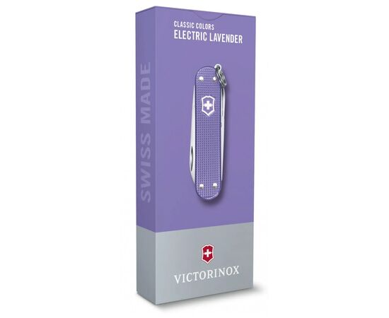 Нож Victorinox Classic SD Alox Colors Electric Lavender (0.6221.223G), изображение 2 Нож Victorinox Classic SD Alox Colors Electric Lavender (0.6221.223G), изображение 2
