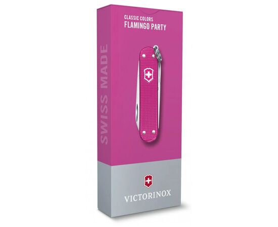 Нож Victorinox Classic SD Alox Colors Flamingo Party (0.6221.251G), изображение 2 Нож Victorinox Classic SD Alox Colors Flamingo Party (0.6221.251G), изображение 2