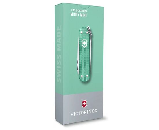 Нож Victorinox Classic SD Alox Colors Minty Mint (0.6221.221G), изображение 2 Нож Victorinox Classic SD Alox Colors Minty Mint (0.6221.221G), изображение 2