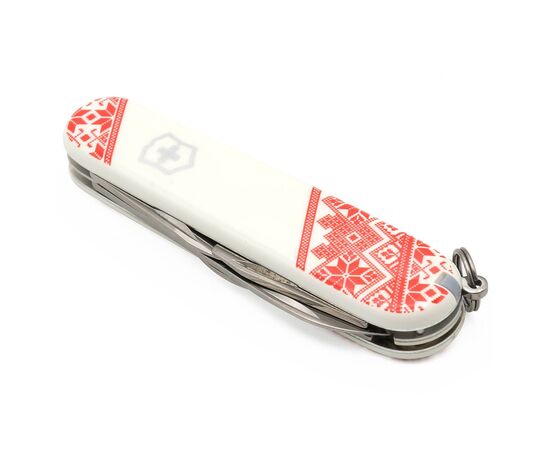 Нож Victorinox Climber Ukraine Red "Вишиванка" (1.3703.7_T0051r), изображение 4 Нож Victorinox Climber Ukraine Red "Вишиванка" (1.3703.7_T0051r), изображение 4