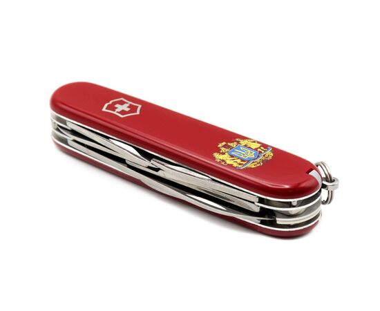 Нож Victorinox Climber Ukraine Red "Великий Герб України" (1.3703_T0400u), изображение 6