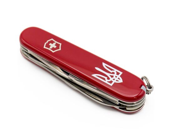 Нож Victorinox Climber Ukraine Red "Тризуб" (1.3703_T0010u), изображение 5 Нож Victorinox Climber Ukraine Red "Тризуб" (1.3703_T0010u), изображение 5