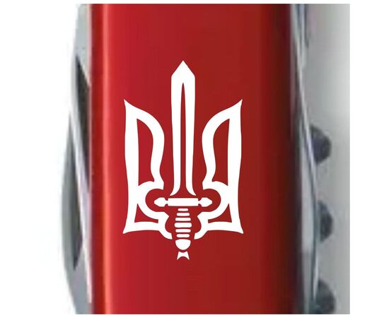 Нож Victorinox Climber Ukraine Red "Тризуб ОУН" (1.3703_T0300u), изображение 4
