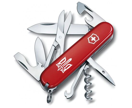 Нож Victorinox Climber Ukraine Red "Тризуб ОУН" (1.3703_T0300u)