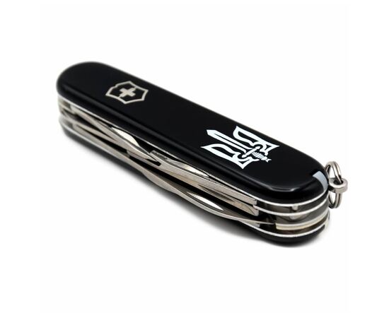Нож Victorinox Climber Ukraine Black "Тризуб ОУН" (1.3703.3_T0300u), изображение 6 Нож Victorinox Climber Ukraine Black "Тризуб ОУН" (1.3703.3_T0300u), изображение 6