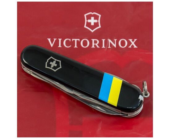 Ніж Victorinox Climber Ukraine Black "Прапор України" (1.3703.3_T1100u), зображення 2 Ніж Victorinox Climber Ukraine Black "Прапор України" (1.3703.3_T1100u), зображення 2