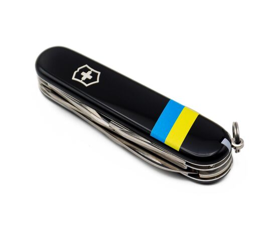 Ніж Victorinox Climber Ukraine Black "Прапор України" (1.3703.3_T1100u), зображення 5 Ніж Victorinox Climber Ukraine Black "Прапор України" (1.3703.3_T1100u), зображення 5