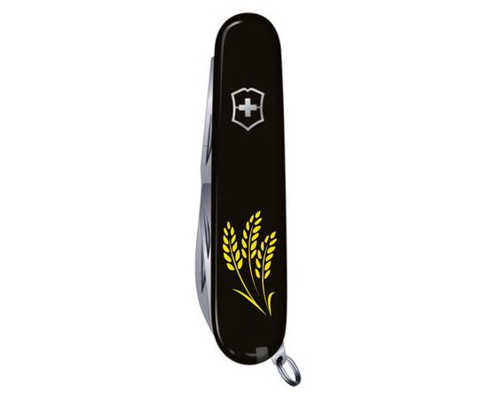 Нож Victorinox Huntsman Ukraine Black "Колосся Пшениці" (1.3713.3_T1338u), изображение 6 Нож Victorinox Huntsman Ukraine Black "Колосся Пшениці" (1.3713.3_T1338u), изображение 6