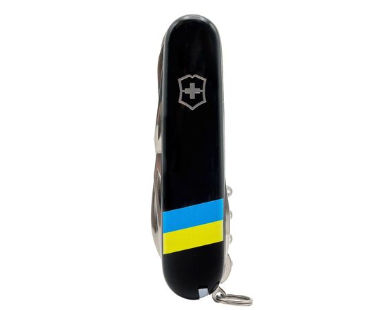 Нож Victorinox Huntsman Ukraine Black "Прапор України" (1.3713.3_T1100u), изображение 3 Нож Victorinox Huntsman Ukraine Black "Прапор України" (1.3713.3_T1100u), изображение 3