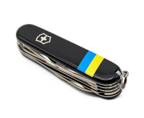 Нож Victorinox Huntsman Ukraine Black "Прапор України" (1.3713.3_T1100u), изображение 5 Нож Victorinox Huntsman Ukraine Black "Прапор України" (1.3713.3_T1100u), изображение 5
