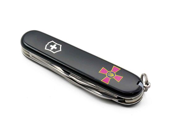 Нож Victorinox Spartan Army Black "Емблема ЗСУ" (1.3603.3_W0010u), изображение 6 Нож Victorinox Spartan Army Black "Емблема ЗСУ" (1.3603.3_W0010u), изображение 6