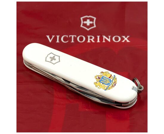 Нож Victorinox Spartan Ukraine White "Великий Герб України" (1.3603.7_T0400u), изображение 3