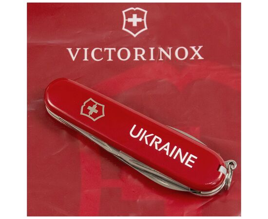 Ніж Victorinox Spartan Ukraine Red "Ukraine" (1.3603_T0140u), зображення 3 Ніж Victorinox Spartan Ukraine Red "Ukraine" (1.3603_T0140u), зображення 3