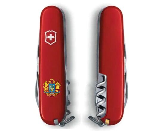 Нож Victorinox Spartan Ukraine Red "Великий Герб України" (1.3603_T0400u), изображение 2
