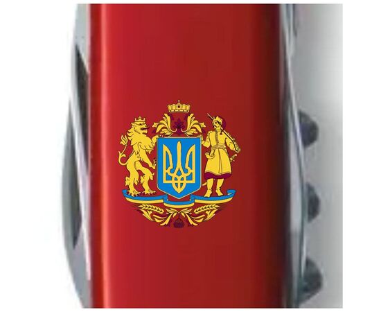 Нож Victorinox Spartan Ukraine Red "Великий Герб України" (1.3603_T0400u), изображение 4