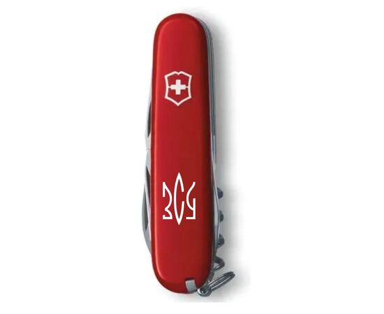 Нож Victorinox Spartan Ukraine Red "Тризуб ЗСУ" (1.3603_T0390u), изображение 5