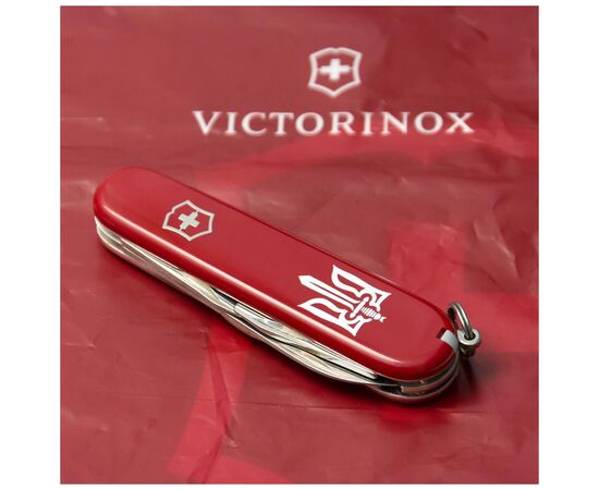 Нож Victorinox Spartan Ukraine Red "Тризуб ОУН" (1.3603_T0300u), изображение 3