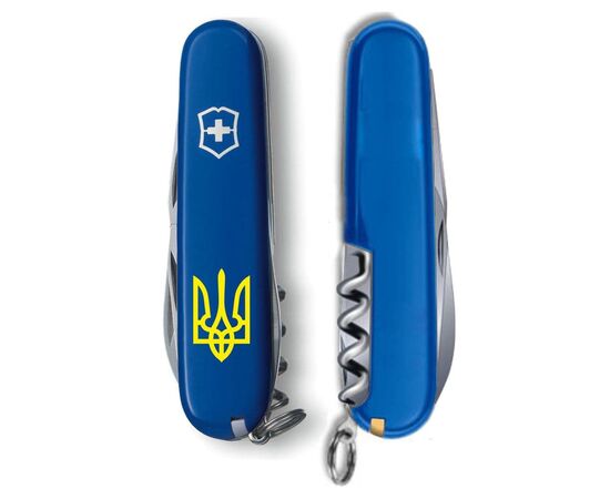 Нож Victorinox Spartan Ukraine Blue "Тризуб жовтий" (1.3603.2_T0018u), изображение 3 Нож Victorinox Spartan Ukraine Blue "Тризуб жовтий" (1.3603.2_T0018u), изображение 3