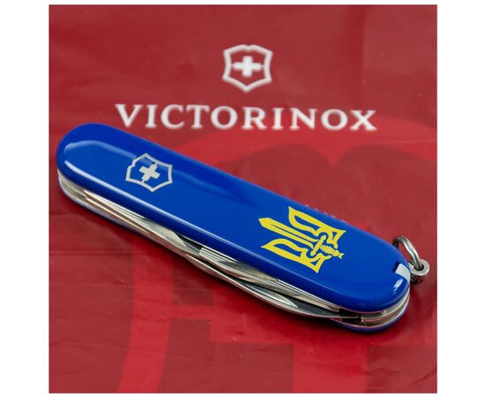 Нож Victorinox Spartan Ukraine Blue "Тризуб ОУН жовтий" (1.3603.2_T0308u), изображение 2