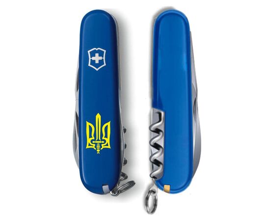 Нож Victorinox Spartan Ukraine Blue "Тризуб ОУН жовтий" (1.3603.2_T0308u), изображение 3