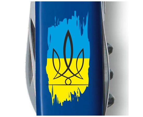 Нож Victorinox Spartan Ukraine Blue "Тризуб На Тлі Прапору" (1.3603.2_T1026u), изображение 4