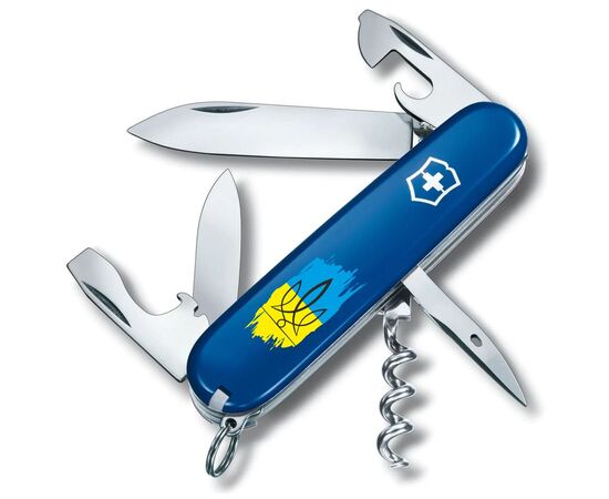 Нож Victorinox Spartan Ukraine Blue "Тризуб На Тлі Прапору" (1.3603.2_T1026u)