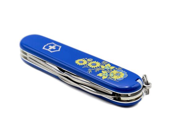 Нож Victorinox Spartan Ukraine Blue "Квіти" (1.3603.2_T1050u), изображение 6 Нож Victorinox Spartan Ukraine Blue "Квіти" (1.3603.2_T1050u), изображение 6