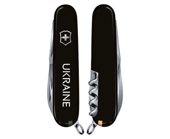 Нож Victorinox Spartan Ukraine Black "Ukraine" (1.3603.3_T0140u), изображение 3 Нож Victorinox Spartan Ukraine Black "Ukraine" (1.3603.3_T0140u), изображение 3