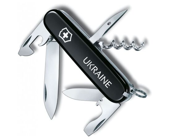 Нож Victorinox Spartan Ukraine Black "Ukraine" (1.3603.3_T0140u)