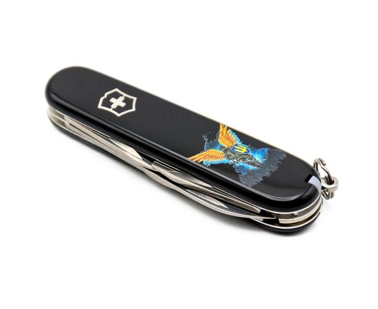 Нож Victorinox Spartan Ukraine Black "Янгол ЗСУ" (1.3603.3_T1061u), изображение 5 Нож Victorinox Spartan Ukraine Black "Янгол ЗСУ" (1.3603.3_T1061u), изображение 5