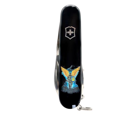 Нож Victorinox Spartan Ukraine Black "Янгол ЗСУ" (1.3603.3_T1061u), изображение 6 Нож Victorinox Spartan Ukraine Black "Янгол ЗСУ" (1.3603.3_T1061u), изображение 6
