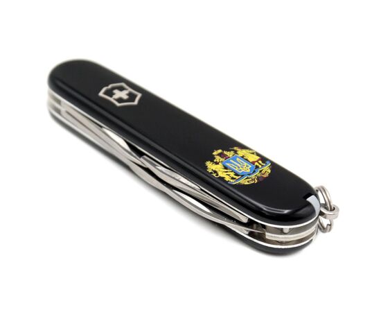 Нож Victorinox Spartan Ukraine Black "Великий Герб України" (1.3603.3_T0400u), изображение 6