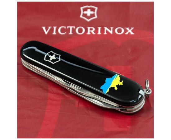 Ніж Victorinox Spartan Ukraine Black "Карта України Жовто-Блакитна" (1.3603.3_T1166u), зображення 3 Ніж Victorinox Spartan Ukraine Black "Карта України Жовто-Блакитна" (1.3603.3_T1166u), зображення 3