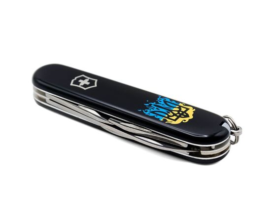 Нож Victorinox Spartan Ukraine Black "Вогняний Тризуб" (1.3603.3_T0316u), изображение 5 Нож Victorinox Spartan Ukraine Black "Вогняний Тризуб" (1.3603.3_T0316u), изображение 5