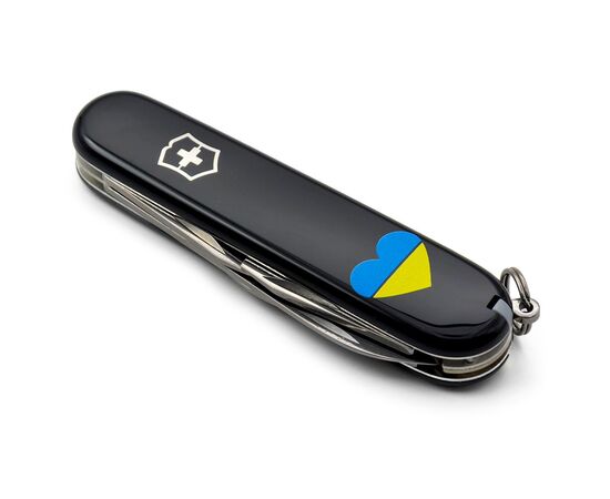 Нож Victorinox Spartan Ukraine Black "Серце Жовто-Блакитне" (1.3603.3_T1090u), изображение 5 Нож Victorinox Spartan Ukraine Black "Серце Жовто-Блакитне" (1.3603.3_T1090u), изображение 5