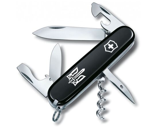 Нож Victorinox Spartan Ukraine Black "Тризуб ОУН" (1.3603.3_T0300u)