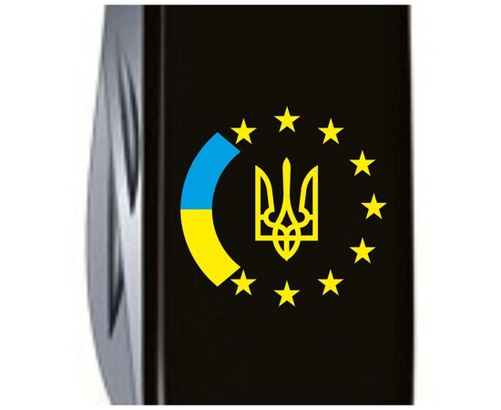 Нож Victorinox Spartan Ukraine Black "Україна ЄС" (1.3603.3_T1130u), изображение 4 Нож Victorinox Spartan Ukraine Black "Україна ЄС" (1.3603.3_T1130u), изображение 4